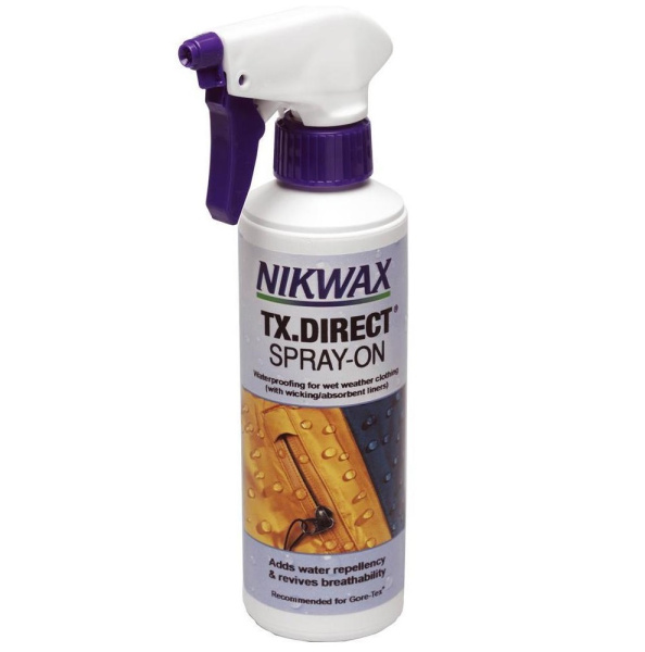 Водоотталкивающая пропитка для мембранных тканей Nikwax TX Direct Spray-On (300 мл)